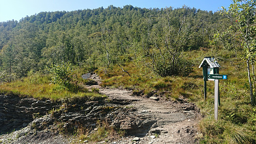 Haukåsfjellet trailhead