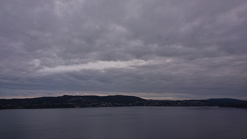 View from Lønborg at the end if the hike