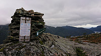 Cairn south of the summit