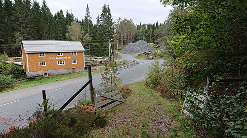 Returning to the main road