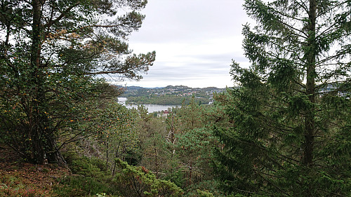 Limited views from Storahugen towards the south