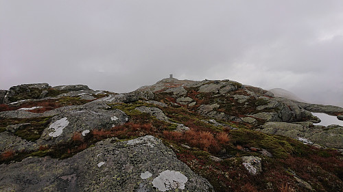 Approaching the summit of Tofjellet