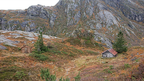 The two cabins at Dyvikstølen