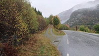 The start of the tractor road