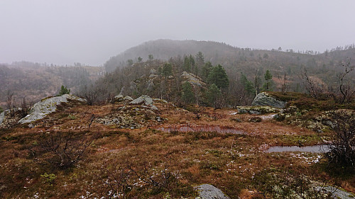 Approaching Lauvhovden (in the background)