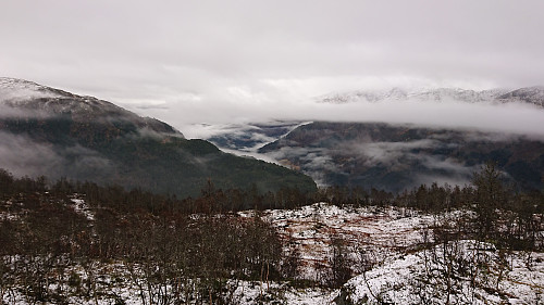 Raundalen from just north of the summit of Lauvhovden