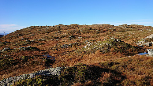 Approaching the summit of Grønafjellet