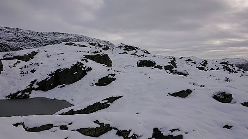 Approaching the summit of Toppfjellet