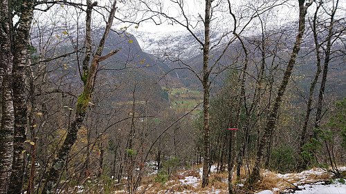 Myster and Stigfossen from the last part of the descent