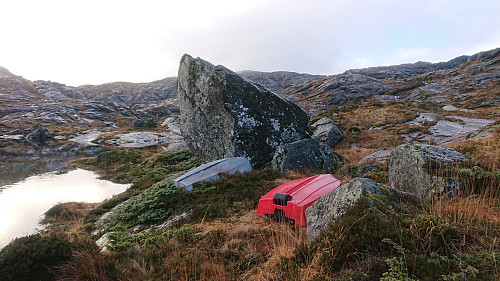 The boat safely returned to its original location