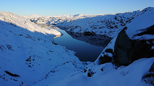 Our "shortcut" via the 887 lake