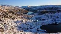 Looking back at Hellersbotnvatnet