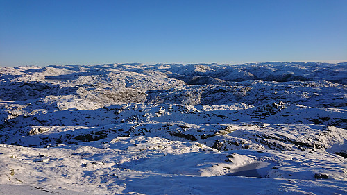 East towards Stordalen from Bjørnshiklanten