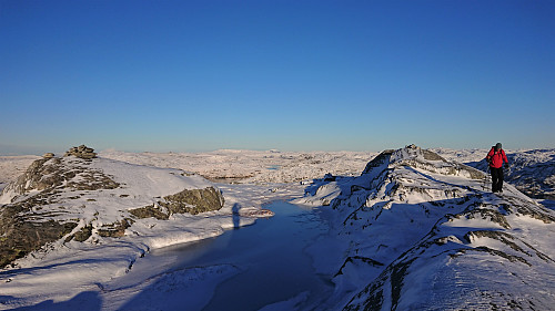 The two small hills at Bjørnshiklanten with the right one being slightly higher