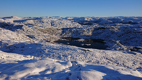 Descending towards Mosedalsvatna
