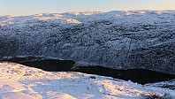 Looking down at Fossevatnet