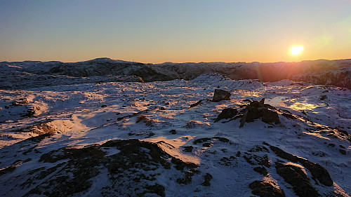 The summit of Brydalsfjellet