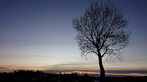 After sunset from above Hellen festning