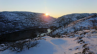 Sunrise above Storevatnet