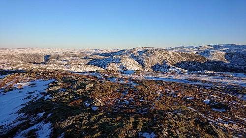 Towards Gleinefjellet from Svartetjørnfjellet