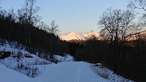 Hausdalshorga from the return to the parking lot