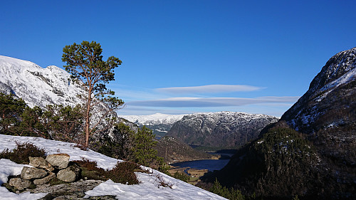 Haugsdal and Nonklettfjellet from Hestfjellet