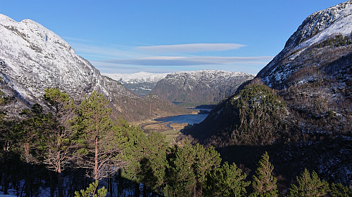 Haugsdal and Nonklettfjellet from Hestfjellet