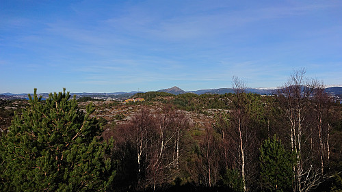 Towards Rundelen from Nibben with Lyderhorn in the background