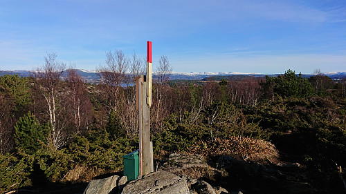 Southeast from Nibben with Sveningen in the background