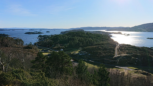 Looking back towards Tyssøyna from Nibben