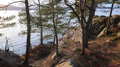 Recreational area at the northern tip of Eidsvågsneset