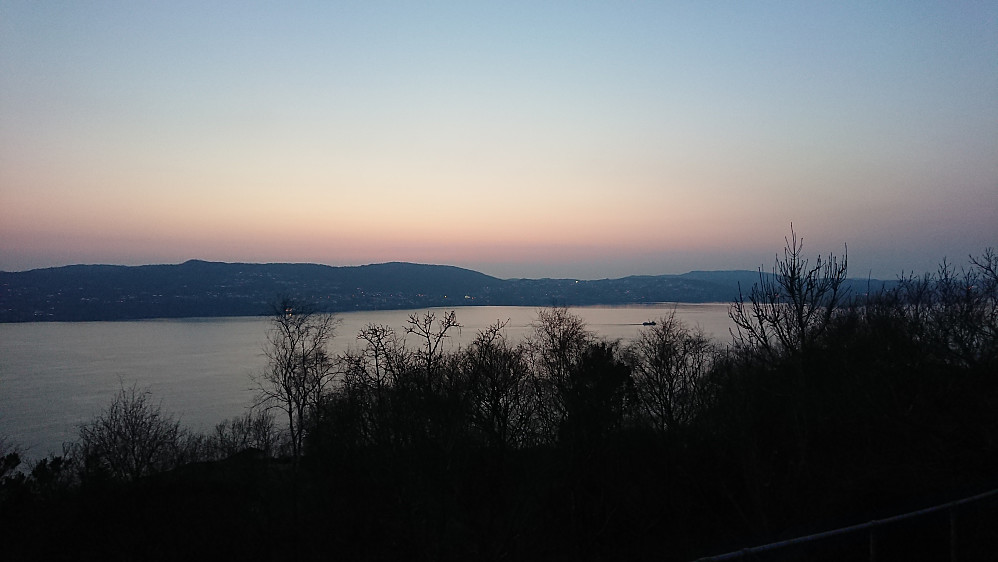 Sunset from Hellen festning