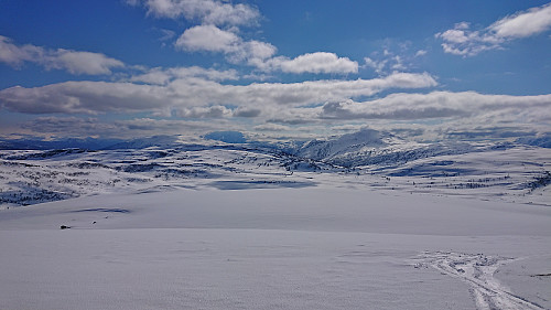 Storehaugfjellet, Bleia and Skriki (and more) from Høgehaug