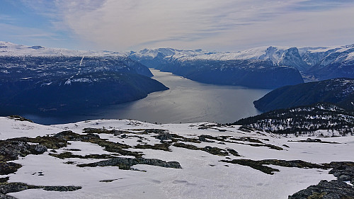 Aurlandsfjorden from Dueskardhøgdi