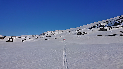 On the way to the summit of SV av Hundeggi
