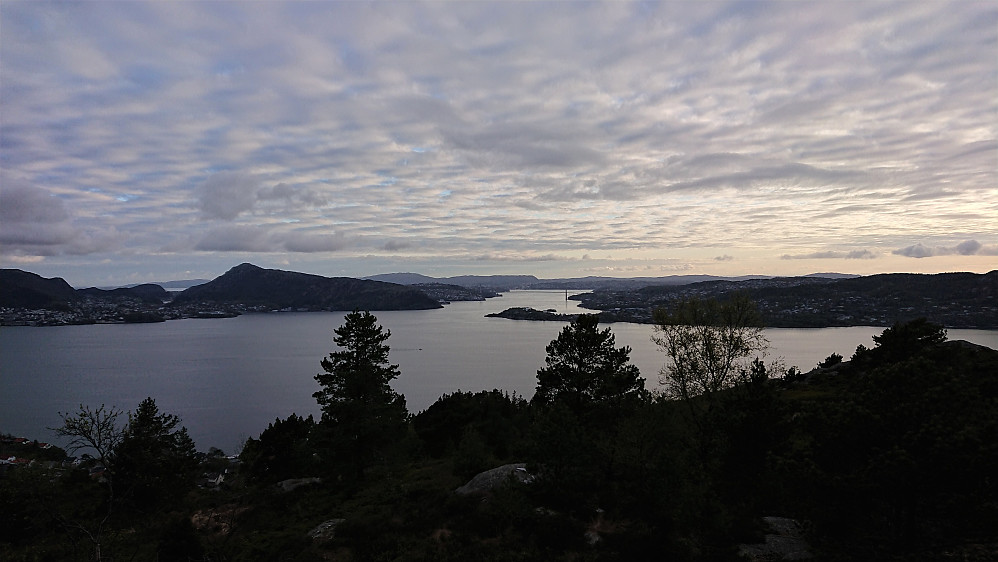 Towards Askøybroen from Ørneberget