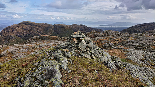 Budalsfjellet with Steingilshøgda to the left and Leirvik to the right