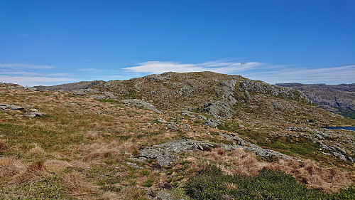 Approaching the summit of Klovskardfjellet