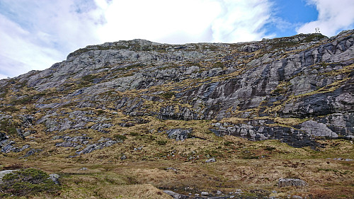 The second steep section on the ascent of Austrefjellet