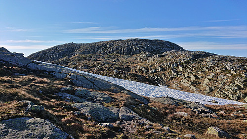Approaching the summit of Ådneburen