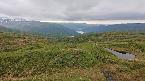 Towards Osterøybroen from Trollabotshaugen