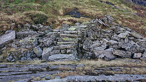 Man-made stone steps north of Gavlen