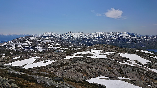 Manfjellet, Skrott and Geitafjellet from Blåkoll