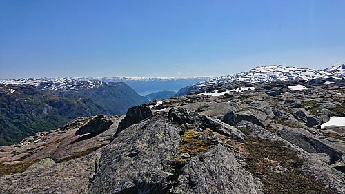 Towards Folgefonna from Flatafjellet