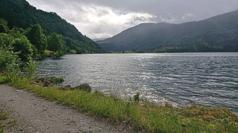 Barsnesfjorden with Barsnes in the background