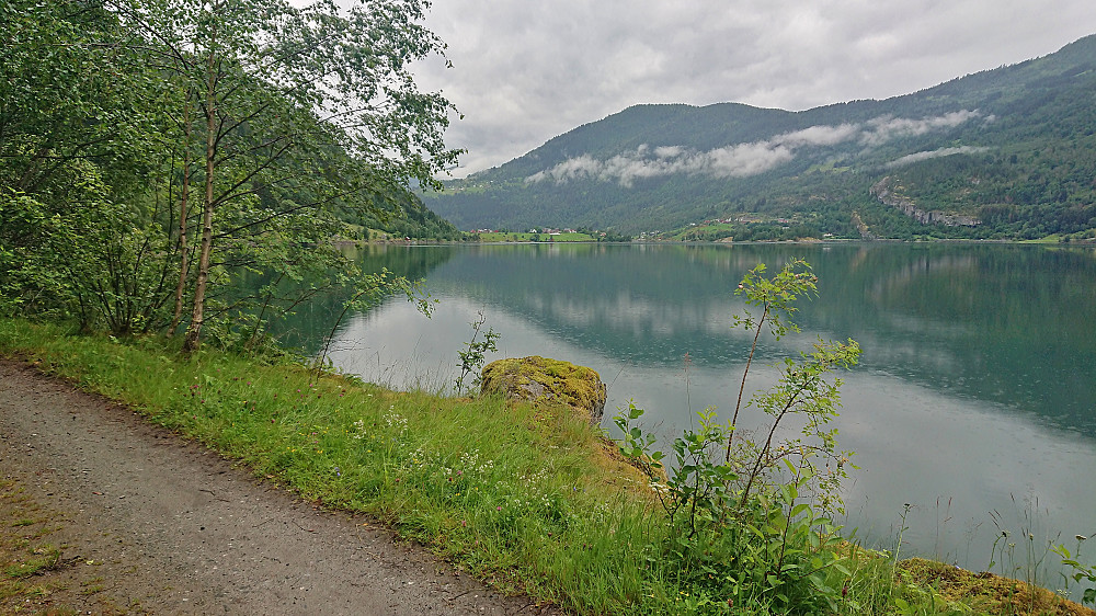Barsnesfjorden with Barsnes in the background