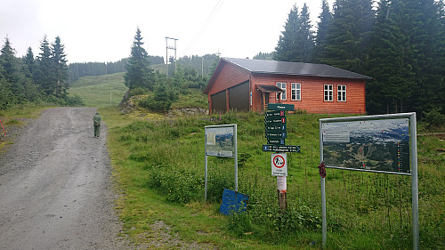 The trailhead