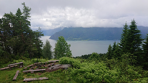 View across the fjord from Orrabu