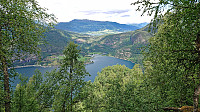 Barsnesfjorden from the ascent