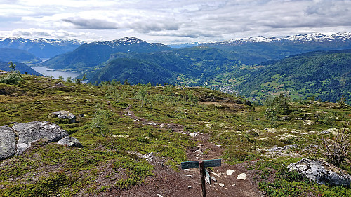 Sogndal from Hesteggi